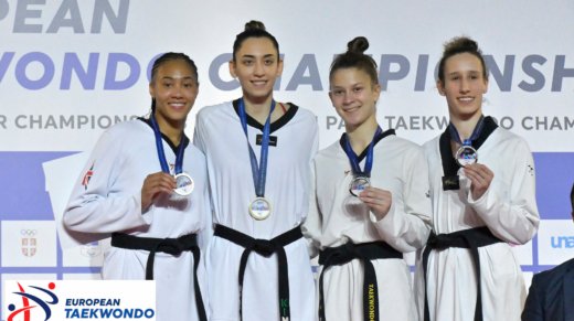 PAL-12052024-739-SF 62 KG-1-ZENOZI Kimia alizadeh BUL-2-POWELL Aaliyah GBR-3-ARELIĆ Ivana CRO-3-STOLBOVA Petra CZE-European Senior TAEKWONDO CHAMPIONSHIPS 2024